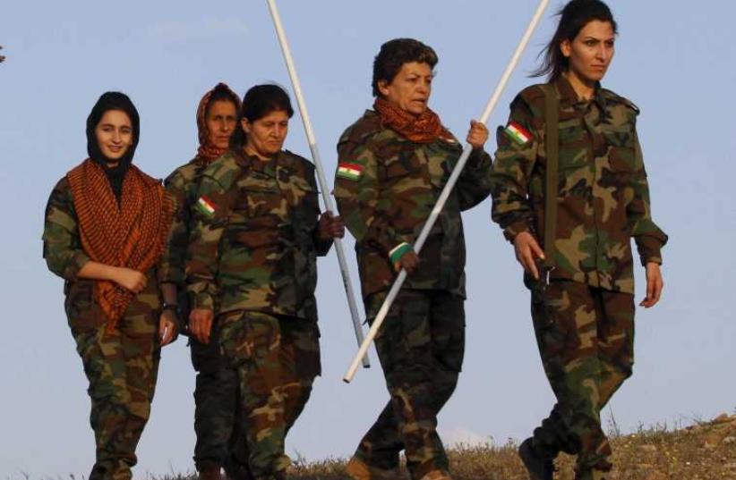 Kurdish Women  (photo credit: AKO RASHEED / REUTERS)