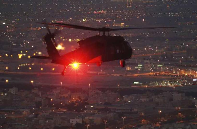 A UH-60 Blackhawk helicopter (photo credit: REUTERS)