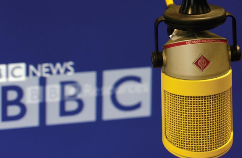 BBC Microphone (photo credit: REUTERS)