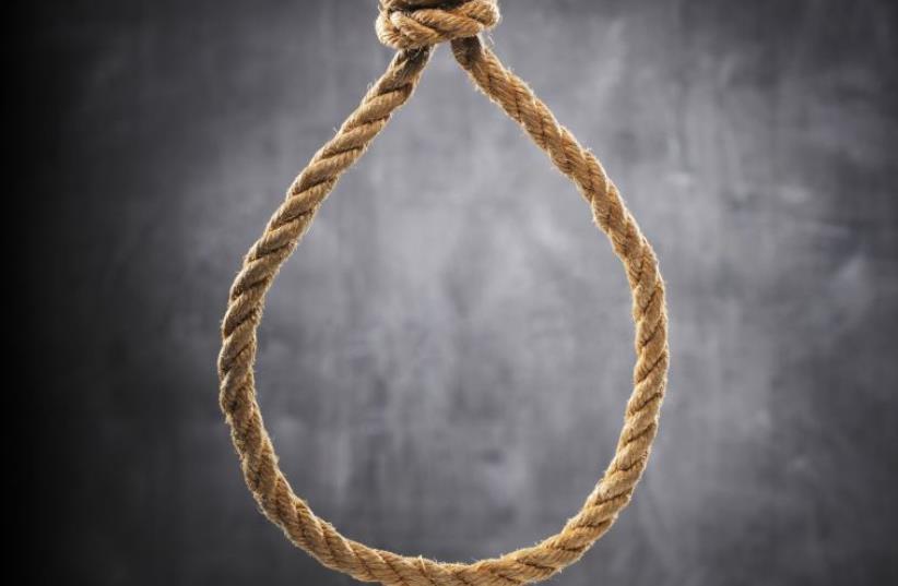 Old rope with hangman’s noose (illustrative). (photo credit: INGIMAGE)