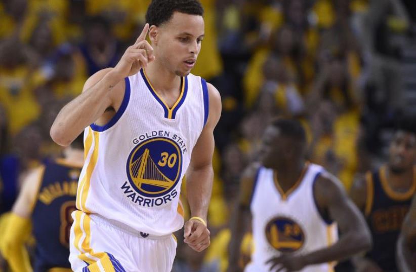 Golden State Warriors guard Stephen Curry (photo credit: REUTERS)