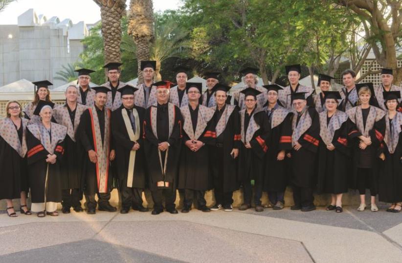 Ben-Gurion University graduation ceremony (photo credit: DAVID NEWMAN)