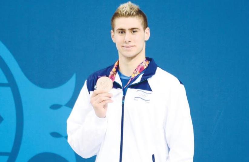 Israeli swimmer Marc Hinawi (photo credit: OLYMPIC COMMITTEE OF ISRAEL)