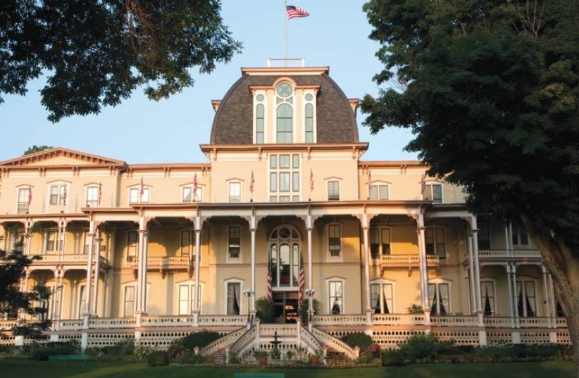 THE 150-ROOM historic hotel overlooks Chautauqua Lake and has been a gathering place for thousands over the years, including 10 American presidents (photo credit: STACEY MORRIS)