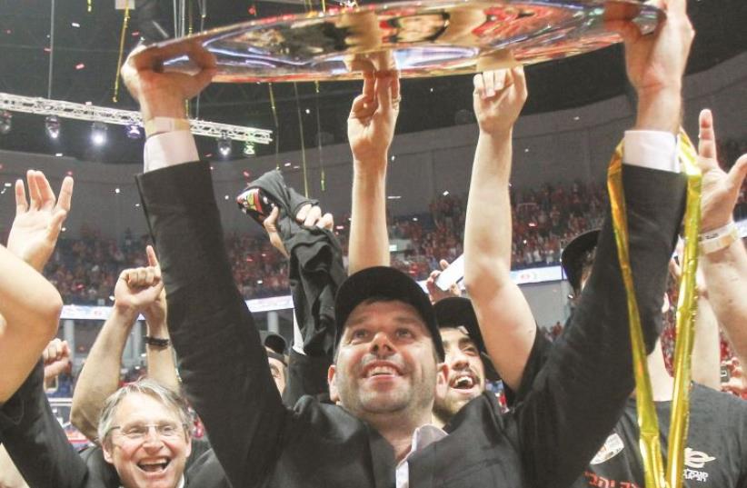 Hapoel Jerusalem owner Ori Allon will have to wait at least one more year to realize his dream of seeing the team play in the Euroleague (photo credit: DANNY MARON)
