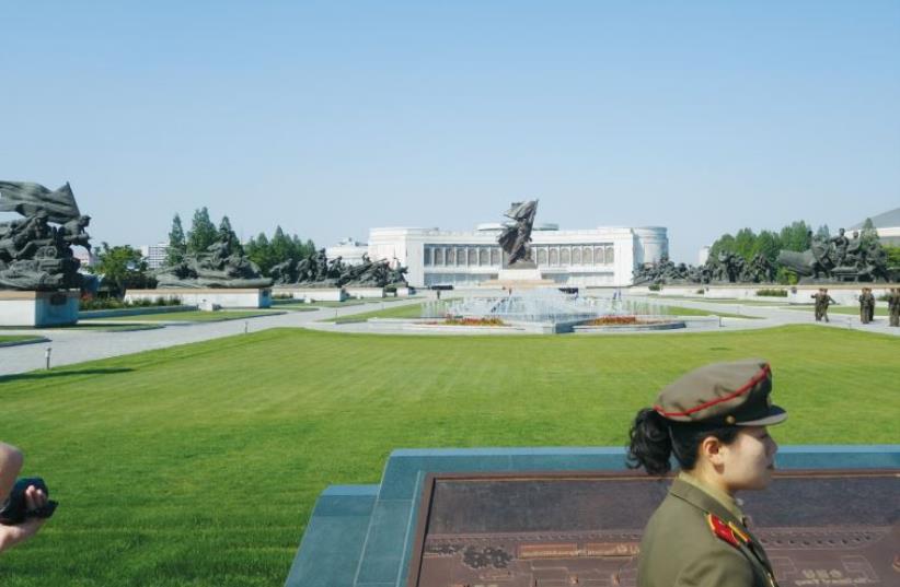 The entrance to the North Korean War Museum. (photo credit: LIOR DAYAN)