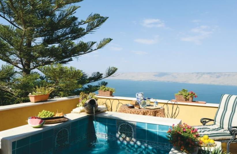 A home with a view, overlooking the picturesque and spiritual Lake Kinneret. (photo credit: URIEL MESSA)