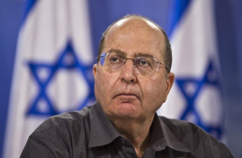 Former defense minister Moshe Yaalon (photo credit: REUTERS)