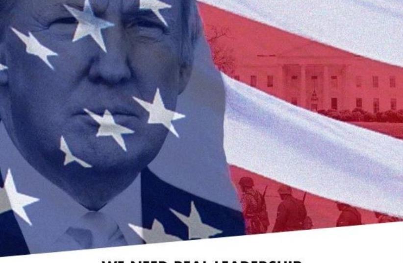 Donald Trump campaign deletes tweet after using Nazi imagery (photo credit: DONALD TRUMP'S TWITTER PAGE)