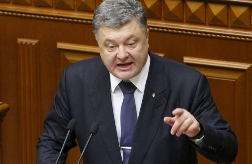 Ukrainian President Petro Poroshenko (photo credit: REUTERS)