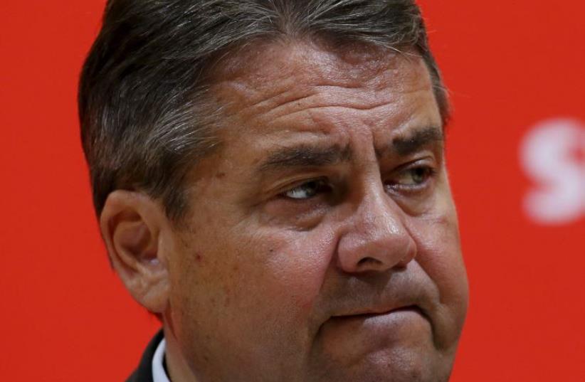 German Social Democratic Party (SPD) leader and Economy Minister Sigmar Gabriel  (photo credit: REUTERS)