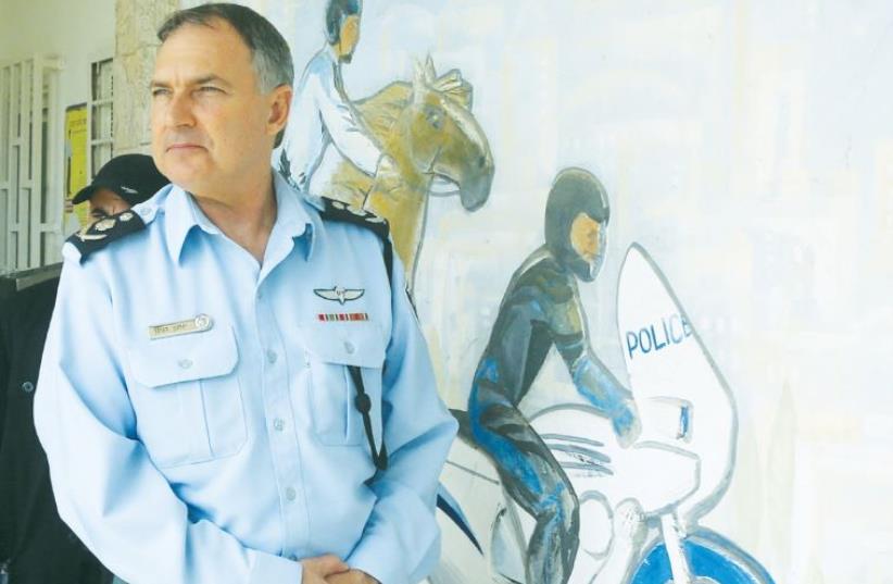 INSP.-GEN. Yohanan Danino at the Ofakim police station in July 2014. (photo credit: MARC ISRAEL SELLEM/THE JERUSALEM POST)