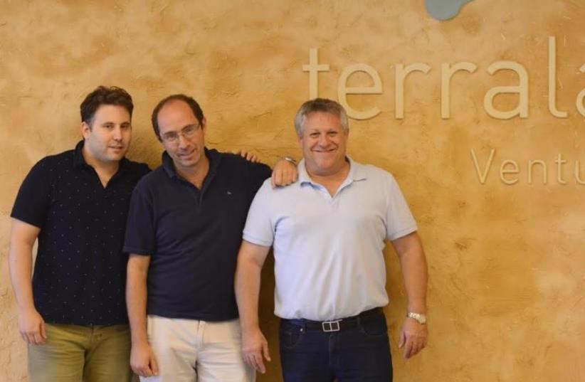 From left to right: Terra Venture partners Barak Goldstein, Astorre Modena, Harold Wiener (photo credit: Courtesy)