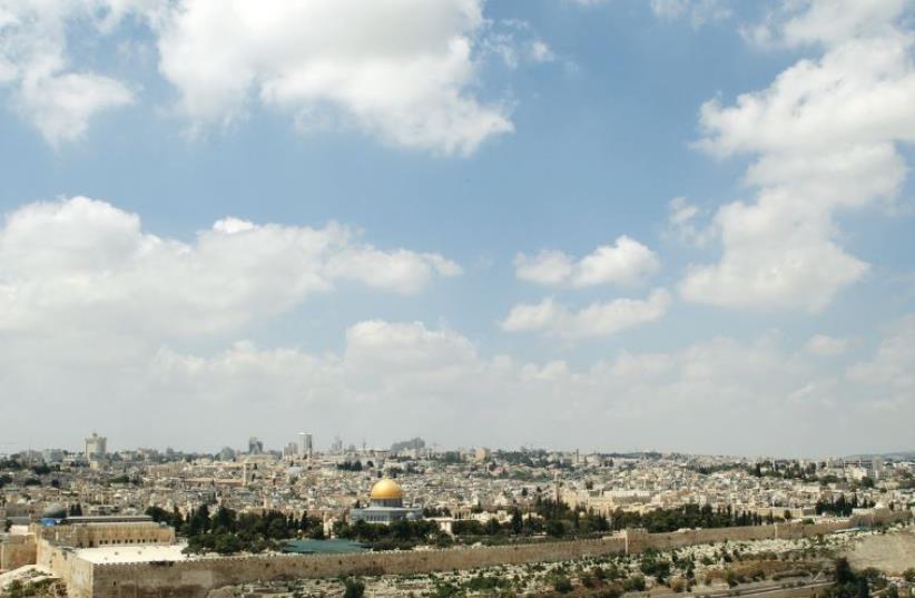 A view of Jerusalem from the Mount of Olives. (photo credit: MARC ISRAEL SELLEM/THE JERUSALEM POST)