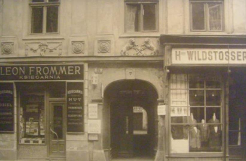 Jewish storefronts in prewar Krakow: the mandatory name-sign decree was hardly innocuous (photo credit: JERUSALEM POST ARCHIVE)