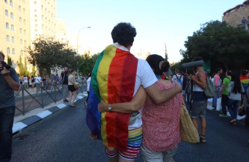 Stabbing at J'lem gay-pride parade (photo credit: MARC ISRAEL SELLEM/THE JERUSALEM POST)