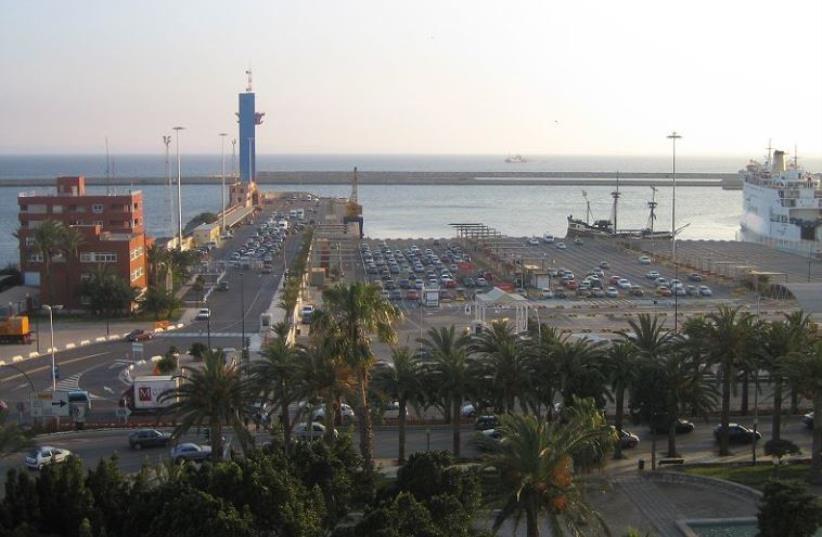 The Spanish ferry port of Almeria (photo credit: Wikimedia Commons)