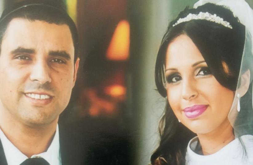 Andrea Cohen and her husband Asaf – from a Sicilian-American family to a Jewish family in Sderot (photo credit: Courtesy)