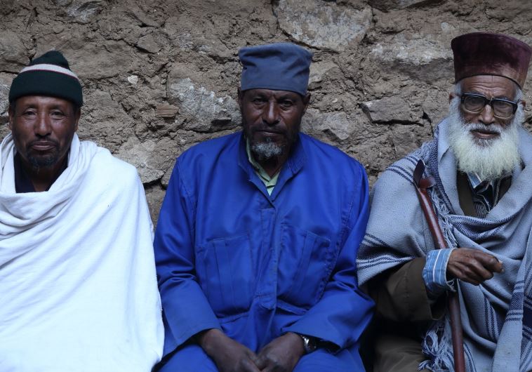 エチオピア、ノースシェワのベータ・イスラエル・コミュニティの長老たち（写真提供）