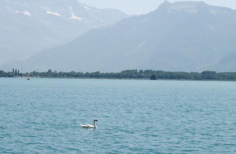 A view of Lake Geneva by the city of Montreux (photo credit: INGIMAGE)