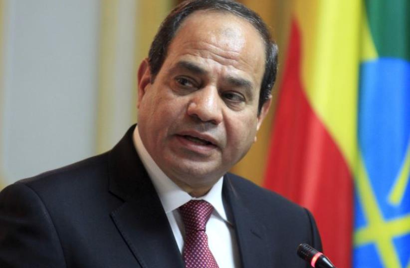 Egyptian President Abdel Fattah al-Sisi  (photo credit: REUTERS)