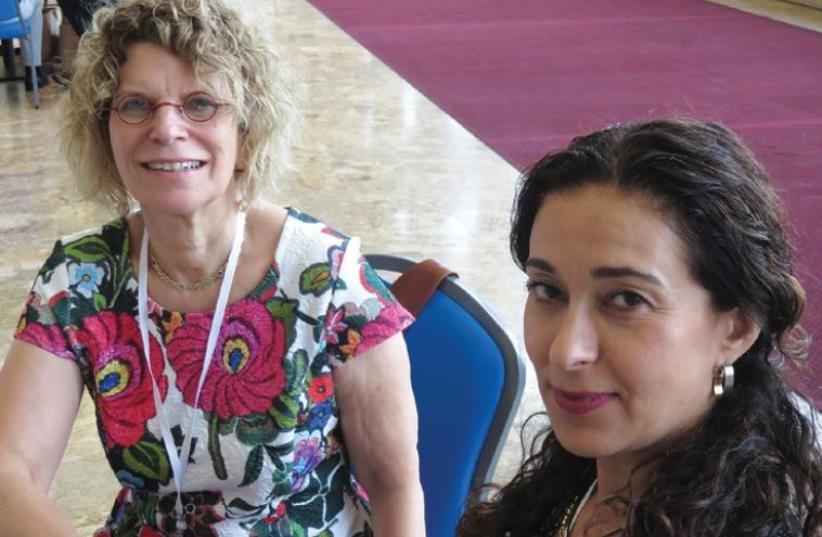 Dr. Sofi Marom (left) and Prof. Eva Gilboa-Schechtman (photo credit: JUDY SIEGEL-ITZKOVICH)
