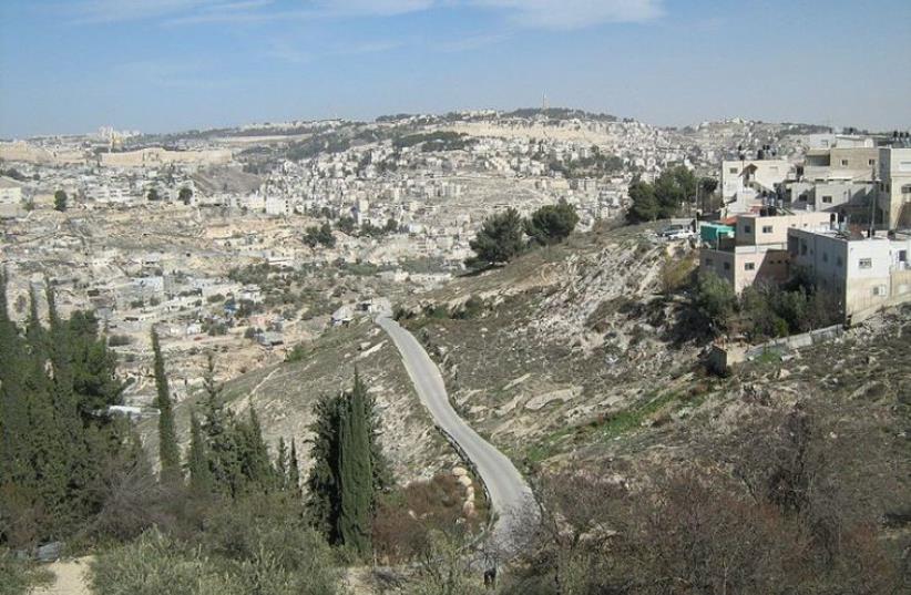 View of the southeast Jerusalem neighborhood Armon Hanatziv  (photo credit: Wikimedia Commons)