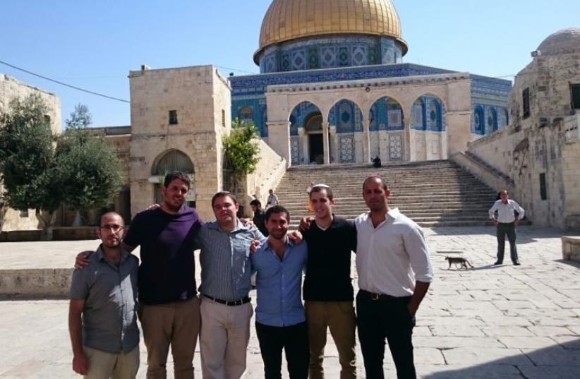Likud Youth on the Temple Mount (photo credit: ELIRAN GAFSOU)