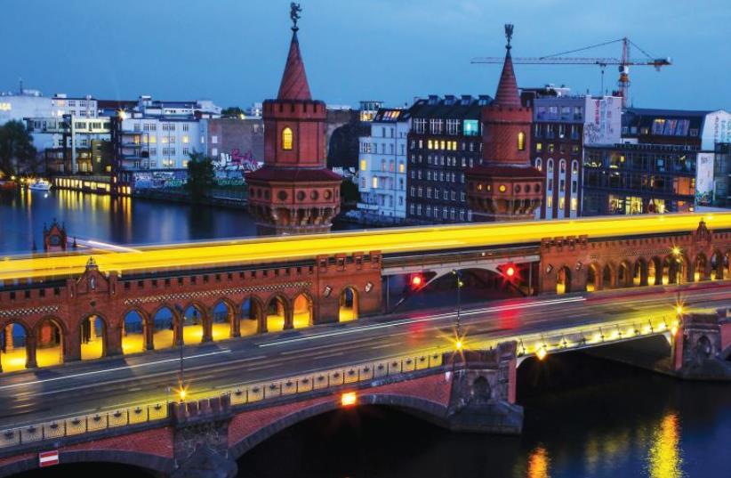 A SCENE from Berlin, with the Oberbaum Bridge in the foreground (photo credit: REUTERS)