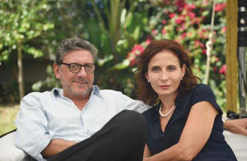 ITALIAN HUSBAND-and-wife film team Sergio Castellitto and Margaret Mazzantini pose at the 31st Haifa Film Festival (photo credit: GALIT ROSEN)