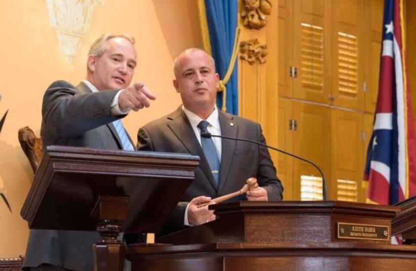 Ohio Speaker of the House Cliff Rosenberger (R) and Ohio Senate President Keith Faber (L). (photo credit: Courtesy)