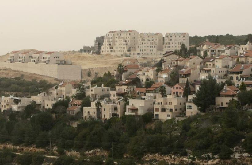 The West Bank Settlement of Givat Ze'ev (photo credit: REUTERS)