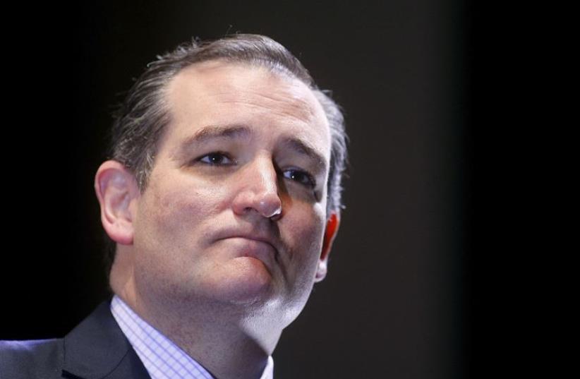 Republican 2016 US presidential candidate Senator Ted Cruz  (photo credit: REUTERS)