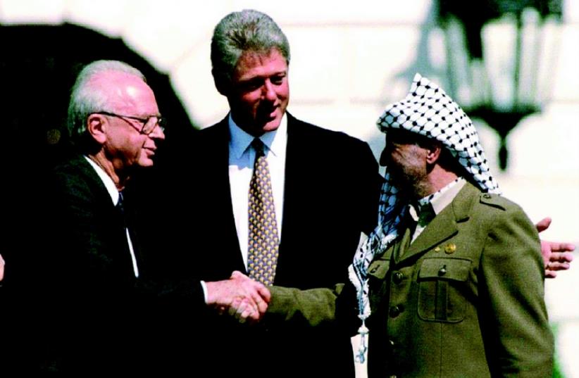 Accords d'Oslo en 1993 (photo credit: REUTERS)