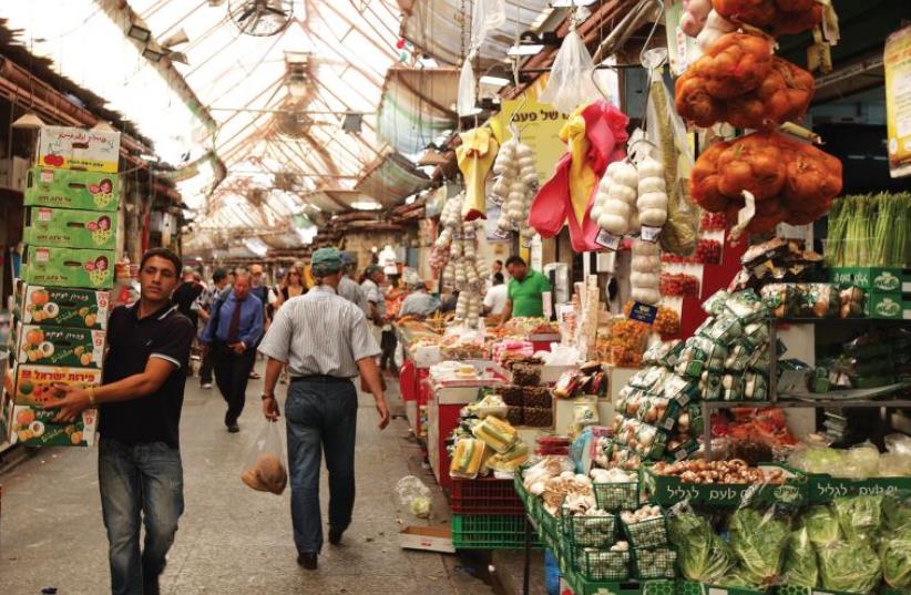 The Mahaneh Yehuda market in Jerusalem – the beating heart of Israel’s capital (photo credit: MARC ISRAEL SELLEM/THE JERUSALEM POST)