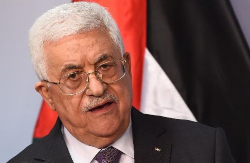 Palestinian Authority President Mahmoud Abbas (photo credit: AFP PHOTO)