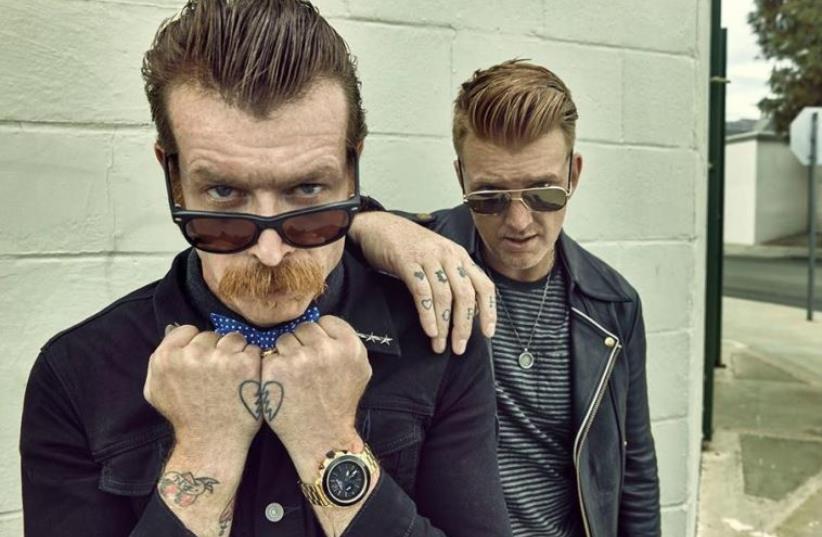 Members of the band the Eagles of Death Metal, which was slated to perform at a Paris music hall that came under attack on November 13, 2015 (photo credit: FACEBOOK)