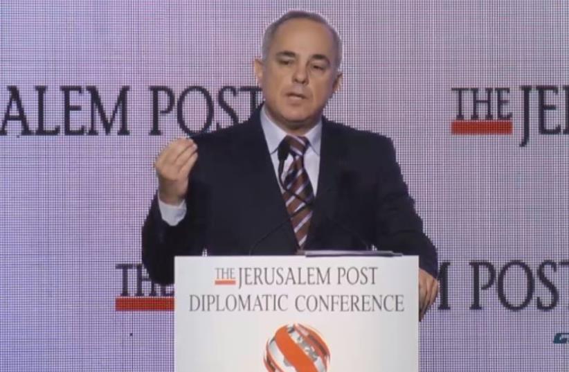 Yuval Steinitz at the Jerusalem Post's Diplomatic Conference (photo credit: Courtesy)