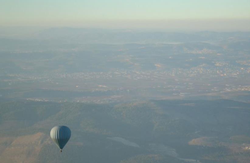 A hot air balloon ride over Israel’s North (photo credit: PR)