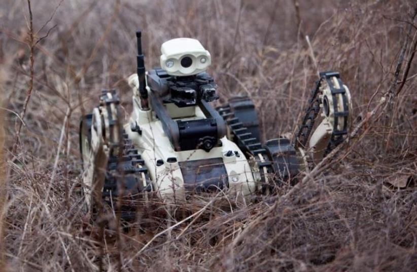 The unmanned micro tactical ground robot (MTGR) developed by Roboteam (photo credit: Courtesy)