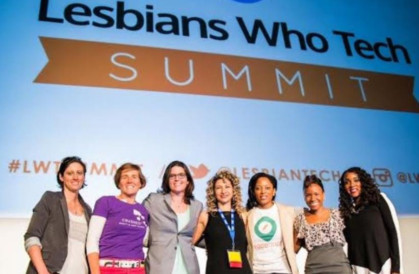 A summit organized by Lesbians Who Tech (photo credit: COURTESY OF LESBIANS WHO TECH)