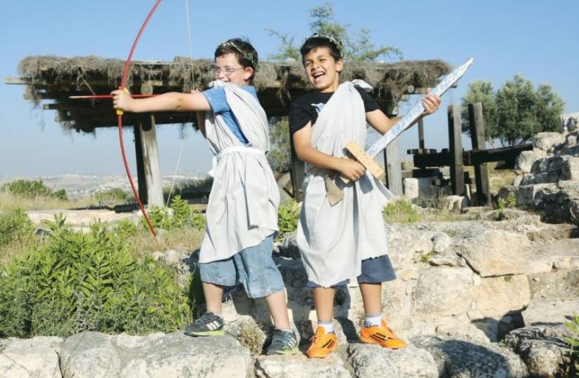 Step back in time to the Hasmonean period at Neot Kedumim (photo credit: PR)