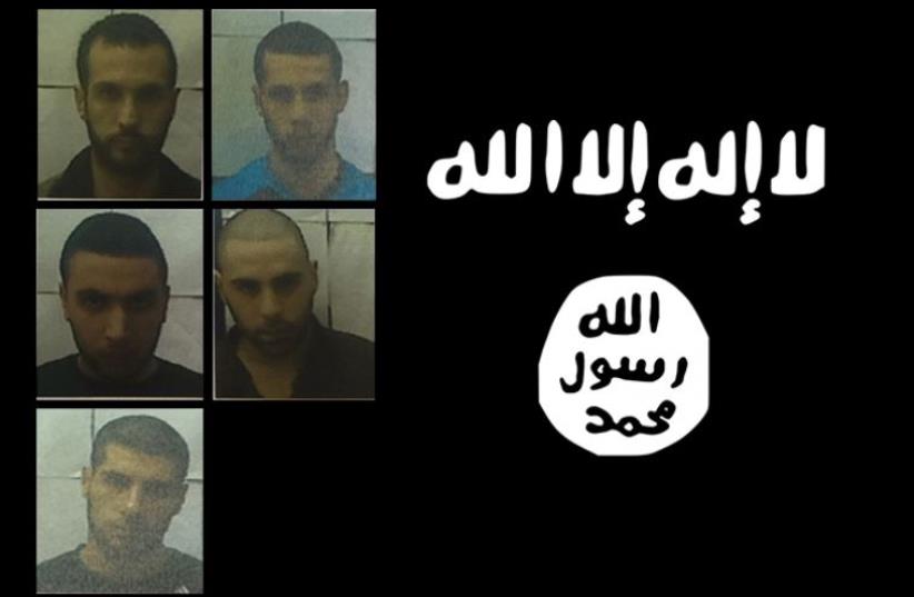 Suspected ISIS members arrested by Shin Bet (photo credit: SHIN BET,JPOST STAFF)