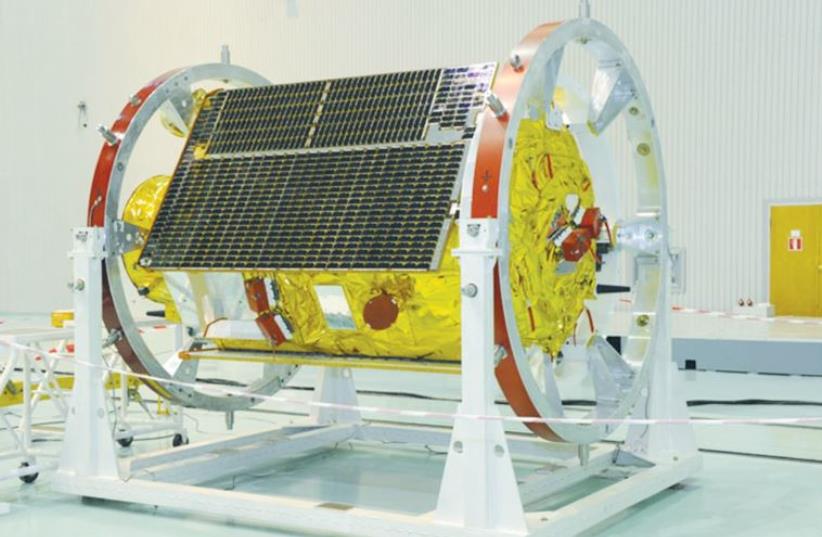 THE EGYPTSAT 2 communication satellite is designed to provide high-resolution imagery for the Egyptian military and other agencies. (photo credit: Wikimedia Commons)