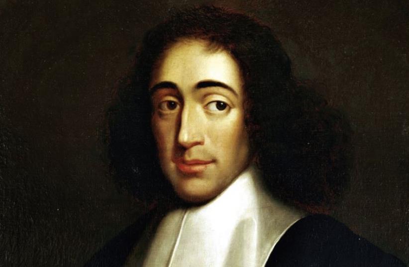 Baruch Spinoza, born November 24, 1632 and died February 21, 1677 (photo credit: Wikimedia Commons)