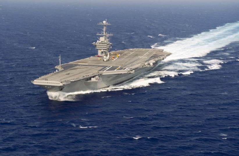 The aircraft carrier USS Harry S. Truman [file] (photo credit: REUTERS)