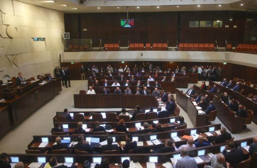The Knesset plenum  (photo credit: MARC ISRAEL SELLEM)