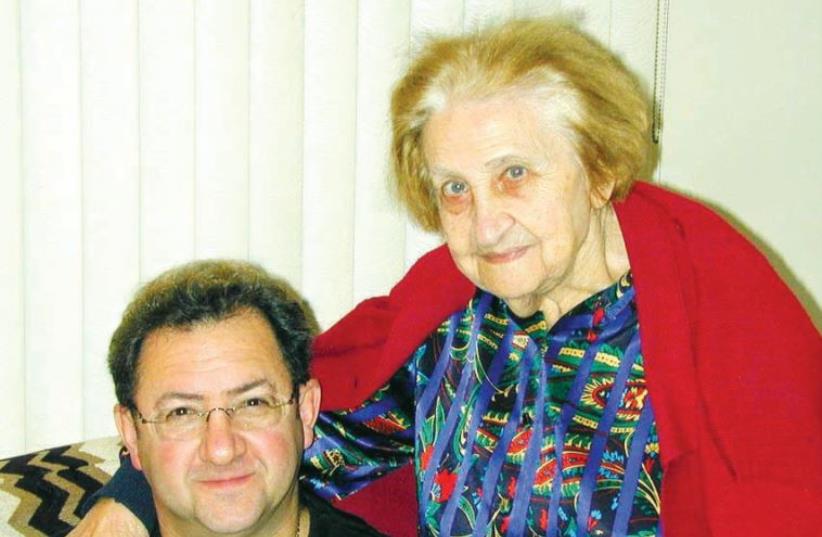 The author and his mother in 2000 (photo credit: Courtesy)