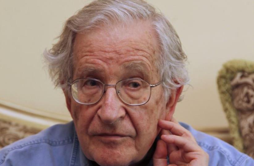 Renowned linguist Noam Chomsky (photo credit: REUTERS)