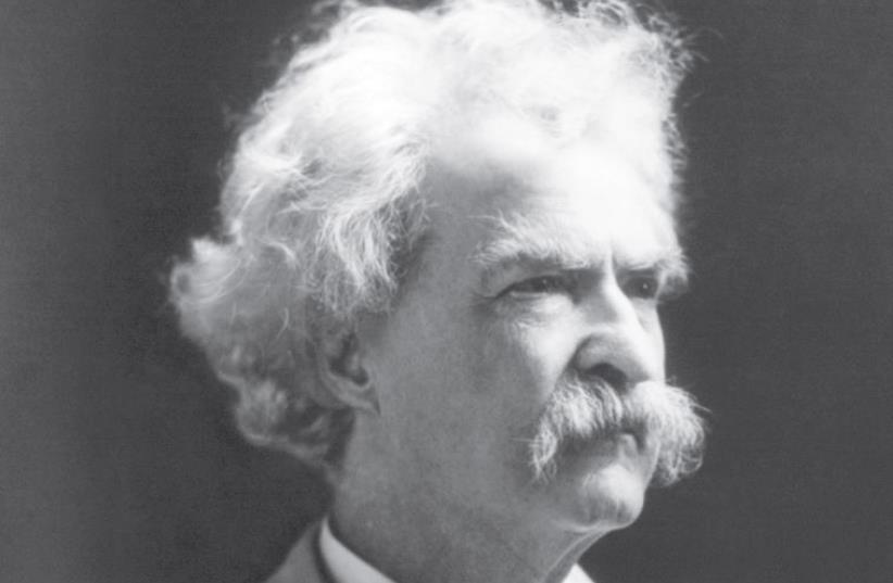 A portrait of Mark Twain taken in New York City, 1906 (photo credit: Wikimedia Commons)